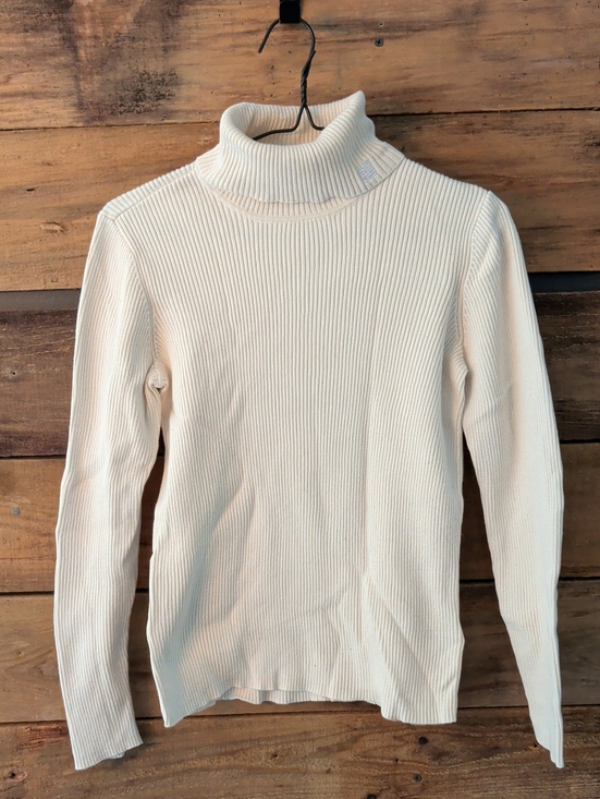 Ralph Lauren Sweaters - Ralph Lauren Cream Ribbed Turtleneck Sweater 100% Cotton
